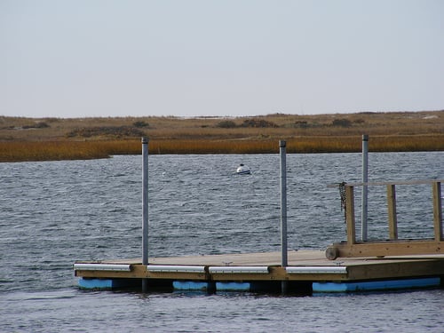 Stage Harbor floating dock by tedkerwin, on Flickr